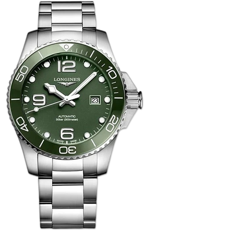 Longines浪琴正品男表新款康卡斯 夜光潜水机械男表L3.781.4.06.6
