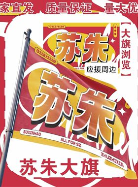苏朱大旗TF家族苏新皓朱志鑫CP苏朱应援旗户外音乐节演唱会定制