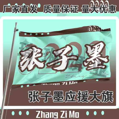 张子墨应援大旗TF家族四代户外演唱会手持大旗明星音乐节大旗定制