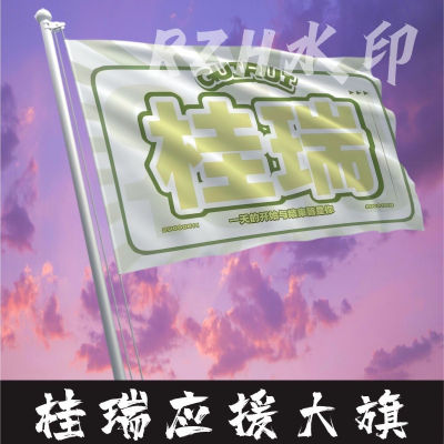 桂瑞应援大旗明星张桂源张函瑞应援旗帜演唱会音乐节应援旗定制