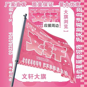文轩大旗明星TF家族文轩应援旗刘耀文宋亚轩大旗音乐节应援旗定制