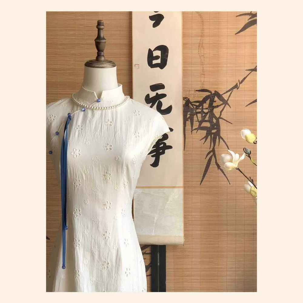 新中式改良旗袍日常气质