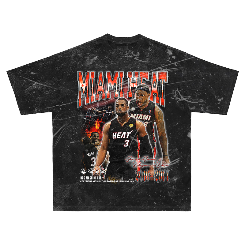 DPS落肩袖美式篮球小领口T恤