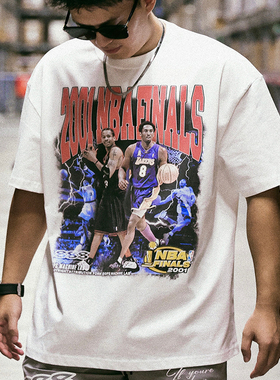 DPS「Kobe Bryant」科比布莱恩特美式篮球短袖T恤复古印花重磅