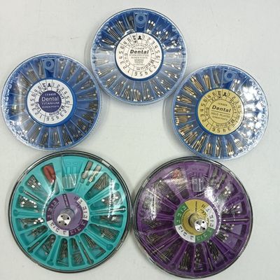 牙科前牙根管钉后牙根管钉金属螺纹纯钛根管钉螺纹钉120支带钻
