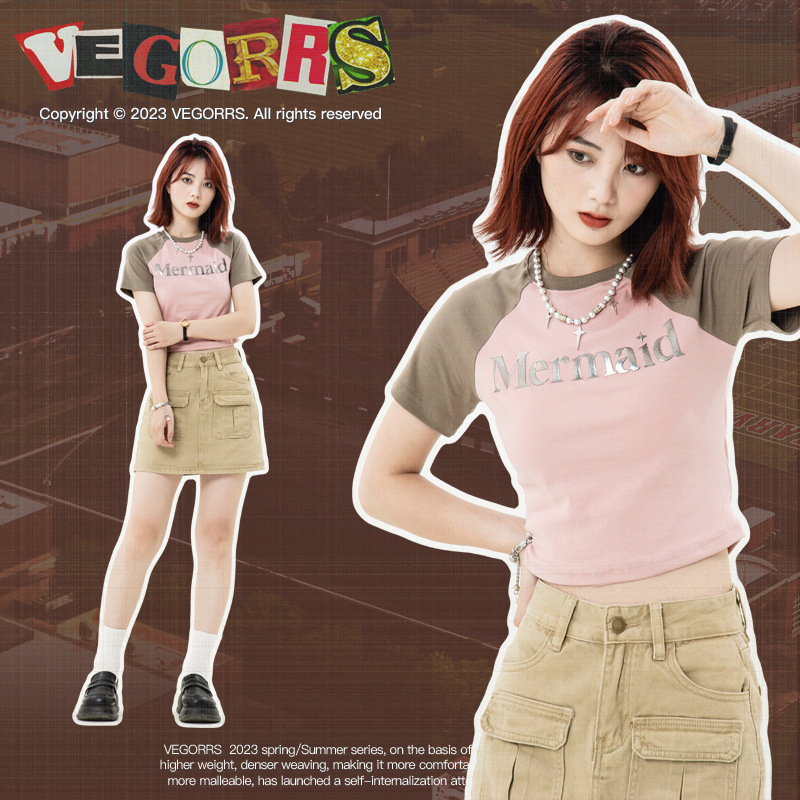 2025年新款VEGORRS美式复古辣妹