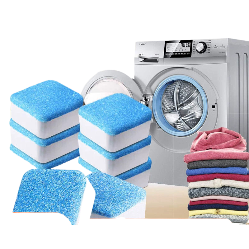 新款洗衣机槽泡腾片清洁除污垢清洁固体洗衣机清洗剂