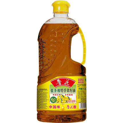 鲁花 低芥酸特香菜籽油900ml 非转基因 物理压榨节日团购员工礼品