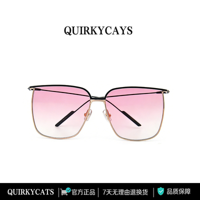 QUIRKYCATS轻钛细边大框太阳镜