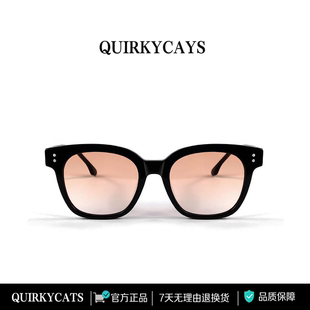 QUIRKYCATS方框韩版GM眼镜光学镜男女通用板材定制老花光学镜8019