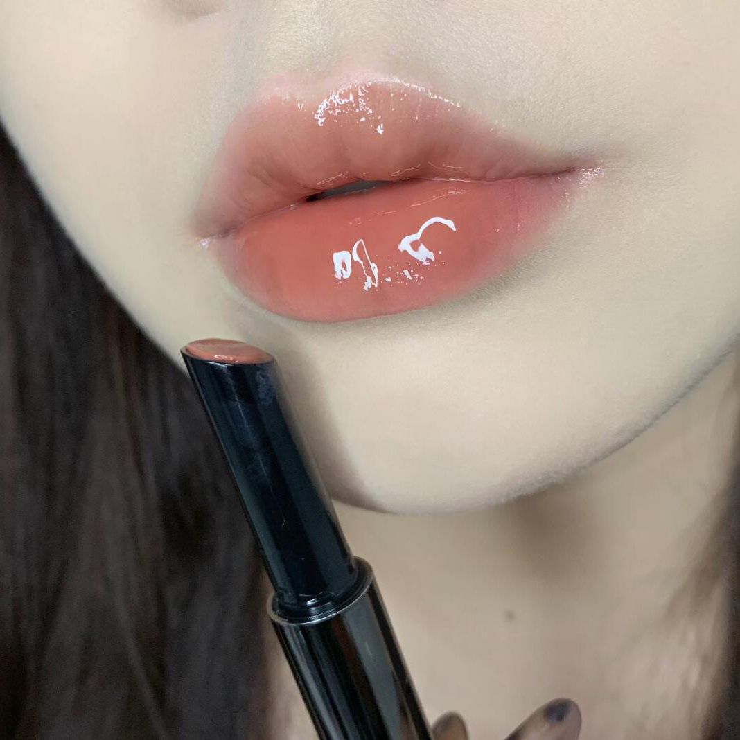 裸妆配它一眼就美美代入!清透伪素颜水光感唇釉水润口红显白唇蜜