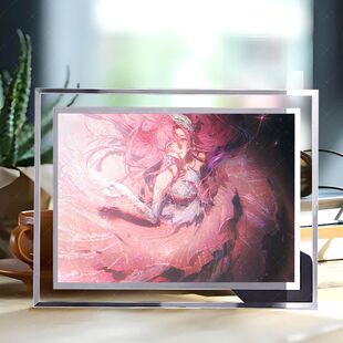 无限暖暖游戏周边礼物水晶玻璃相框摆台摆件立牌送朋友闺蜜