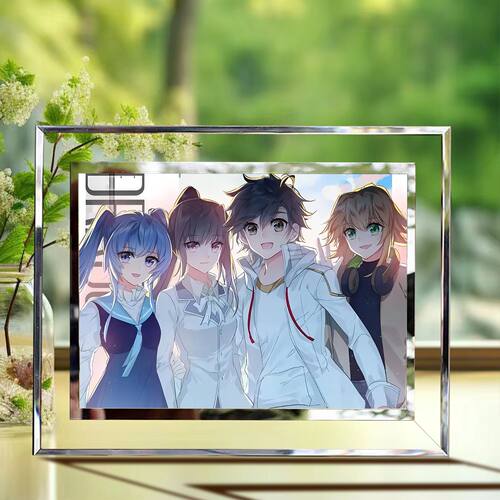 斗罗大陆龙王传说水晶相框摆件