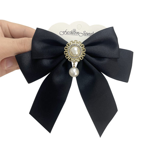 other领结黑色酒红色丝绒别针