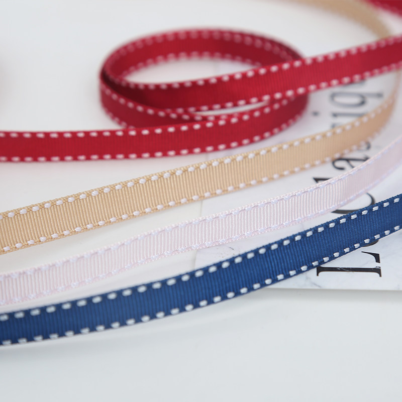 1cm跳线罗纹带织带绸带缎带彩带布带花束礼品包装丝带DIY手工材料