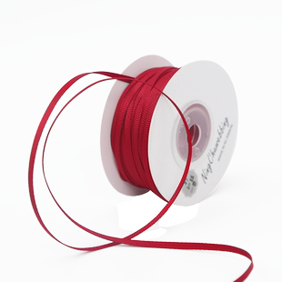 0.3cm加密罗纹带织带婚礼蝴蝶结高端礼品包装绸缎带3mm细丝带材料