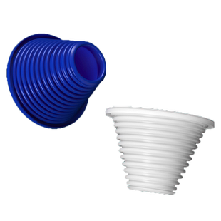 PVC管堵110马桶管堵头405075管道地漏塞子下水管道硅胶密封盖闷头