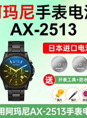 适用阿玛尼AX-2513手表电池Armani日本进口电池小颗粒电子