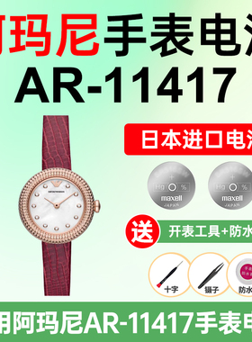 适用阿玛尼AR-11417手表电池Armani日本进口电池小颗粒电子