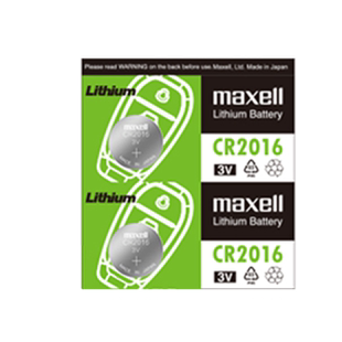 Maxell日本进口CR2016麦克赛尔纽扣电池3V锂电子手表主板50粒适用丰田奔驰凯美瑞铁将军比亚迪摩托车汽车批发