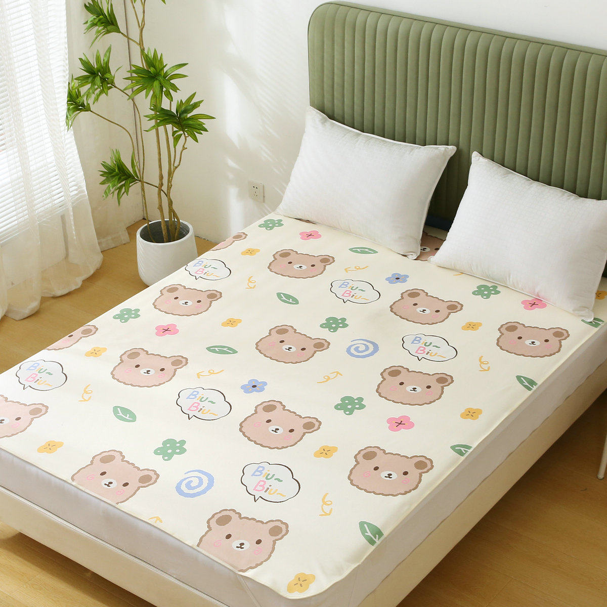 1.8米隔尿垫整床超大号婴儿防水隔尿床单可洗纯棉儿童180床垫200