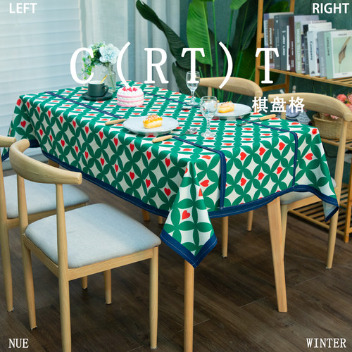 卡通防水定制加厚野餐桌布ins风