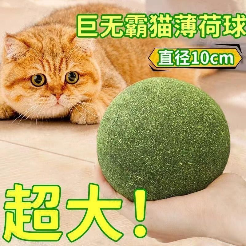 巨无霸薄荷球超大号磨牙猫咪玩具