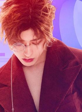 单片眼镜单边眼镜单片眼镜阿蒙单眼眼镜蔡徐坤同款眼镜英式复古