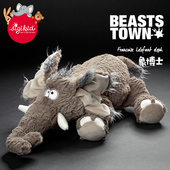 sigikid怪兽镇 大象博士搞怪玩偶公仔毛绒玩具高档轻奢生日礼物