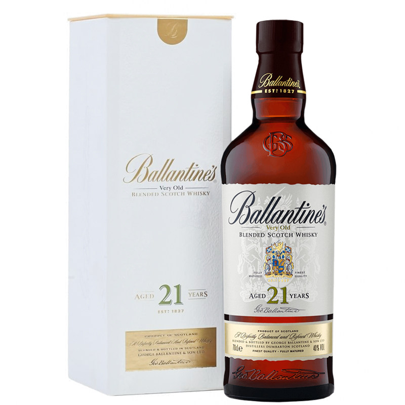 百龄坛21年苏格兰威士忌英国进口洋酒正品行货700ml