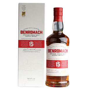 Benromach本诺曼克15年苏格兰斯佩塞单一麦芽威士忌原瓶进口洋酒