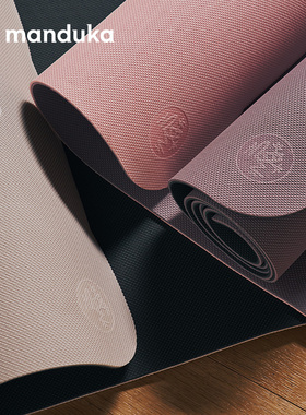 Manduka青蛙垫25新色Begin5mm初学者双面瑜伽垫TPE弹力减震健身垫
