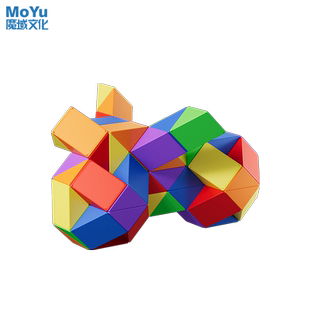 最强大脑魔域文化百变魔尺24段玩具36段48段72段幼儿园儿童益智彩