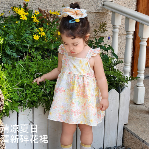 女童裙子夏季超火2026宝宝连衣裙