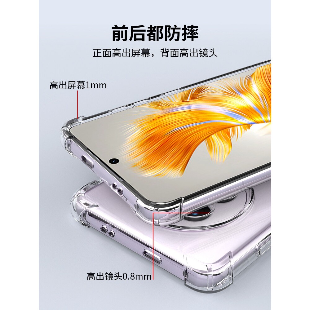 德国蓝猩适用华为mate50手机壳mate50pro新款防摔meta50系列mt镜头全包mαte十5g透明mata硅胶m50超薄mete保