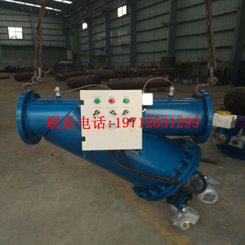 Y型手摇刷式过滤器 不锈钢全自动Y型管道除污器 刮刀式管道过滤器