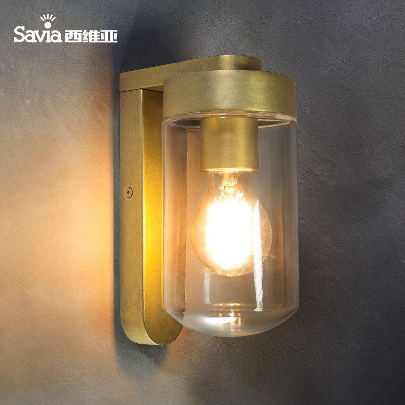 savia户外壁灯欧式庭院防水走廊过道阳台门口外墙壁景观庭院灯具