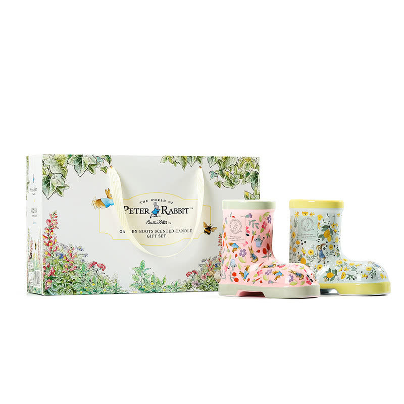 山姆代购3月新品祝安彼得兔花园靴子香氛蜡烛套装乳木果植物蜡