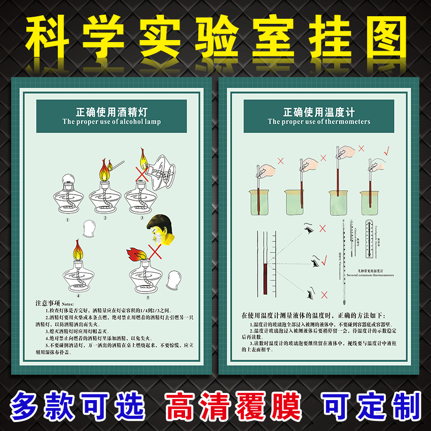 物理化学海报墙纸实验室标语