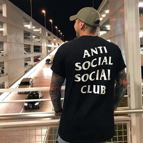 ASSC短袖欧美情侣装T恤纯棉宽松