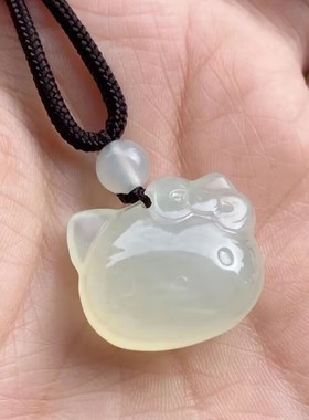 hellokitty项链女生可爱少女凯蒂猫锁骨链吊坠夏季不色闺蜜