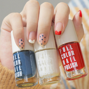 厂家 FAIRY GIFT跨境新款 免烤微胶指甲油不可剥快干美甲套装