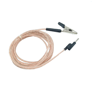 接地线鳄鱼夹转4mm香蕉插头2.5平方/4平方透明接地线软铜测试导线