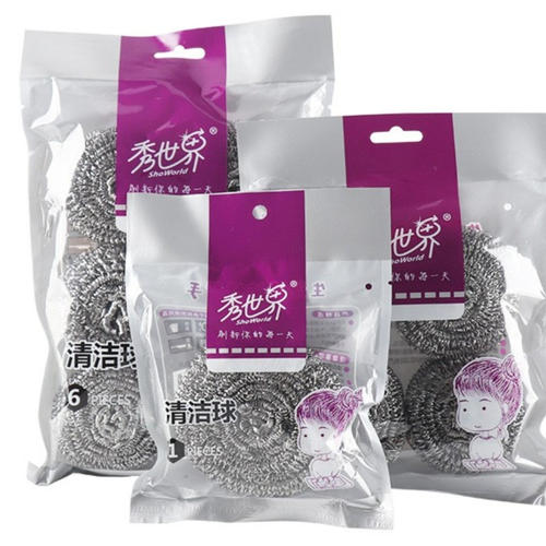 30g大号钢丝球清洁球厨房用品手柄不锈钢不掉渣不生锈洗碗刷锅