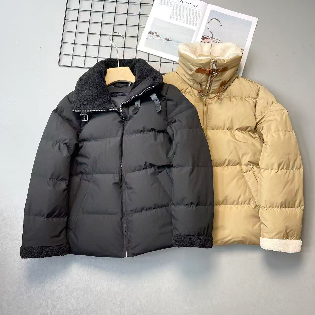 女款小马！美版女式羽绒服【直播专用】90白鸭绒翻领休闲外套