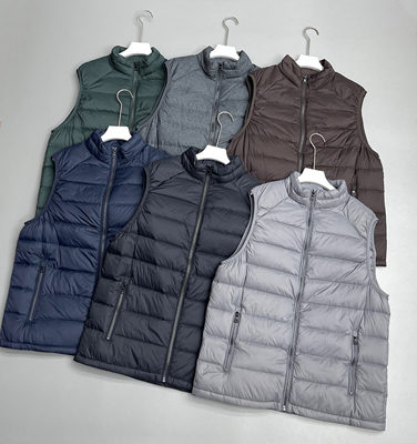 英单牛货700蓬90鸭绒秋冬男士轻型御寒保暖羽绒背心马甲外穿内搭