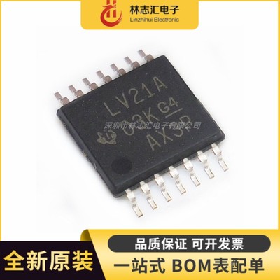 全新原装 SN74LV21APWR 丝印LV21A 封装TSSOP-14门极和反相器