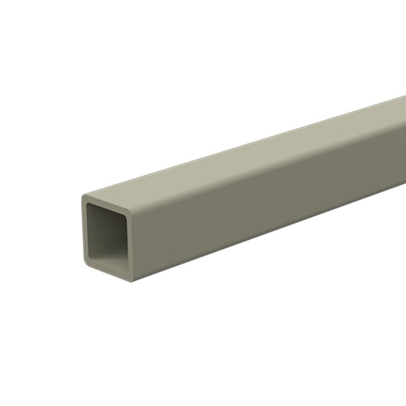 塑料PP方管pp方通正方形长管材建材管塑胶耐酸碱外径20*20厚2.6mm
