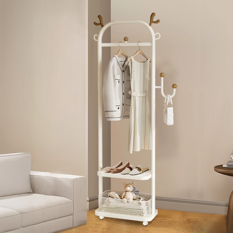 比人挂衣架落地式衣帽架2024新款卧室家用衣服置物晚上放衣服神器