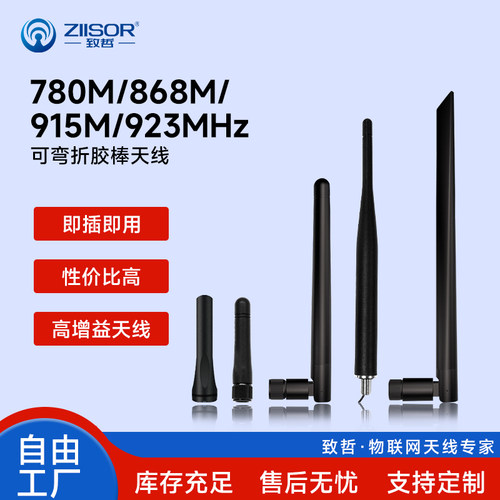 北美频段外置折叠高增益胶棒天线